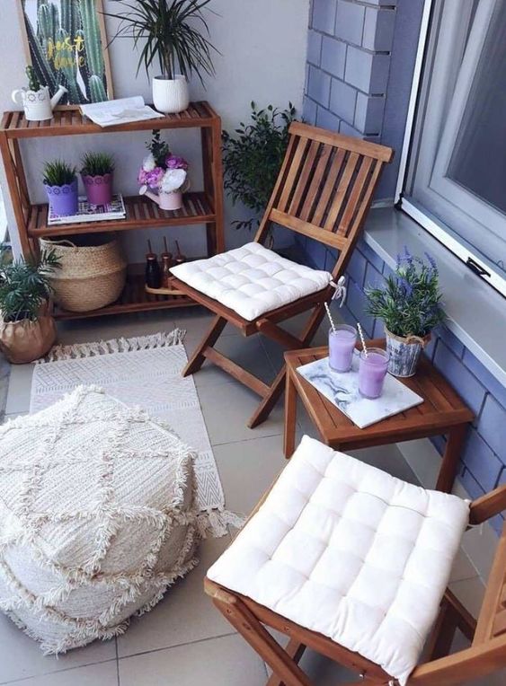 Pomysł na przytulny balkon