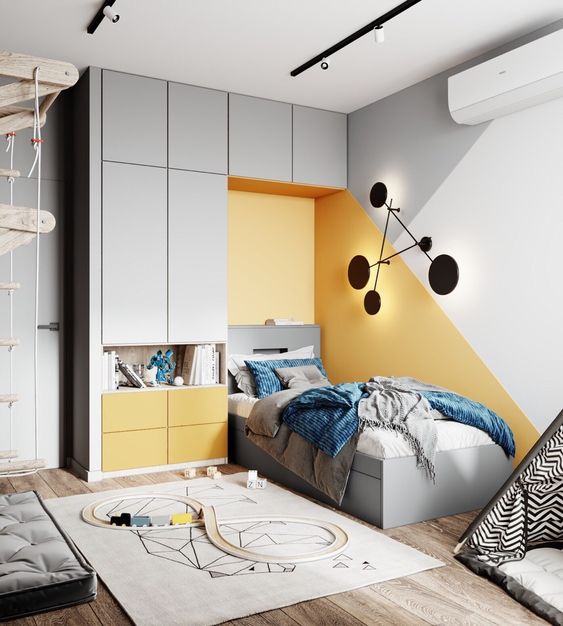 Funkcjonalny pokój dla chłopca