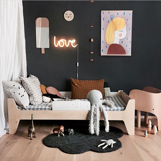 Pokój dla chłopca w kolorze szarym