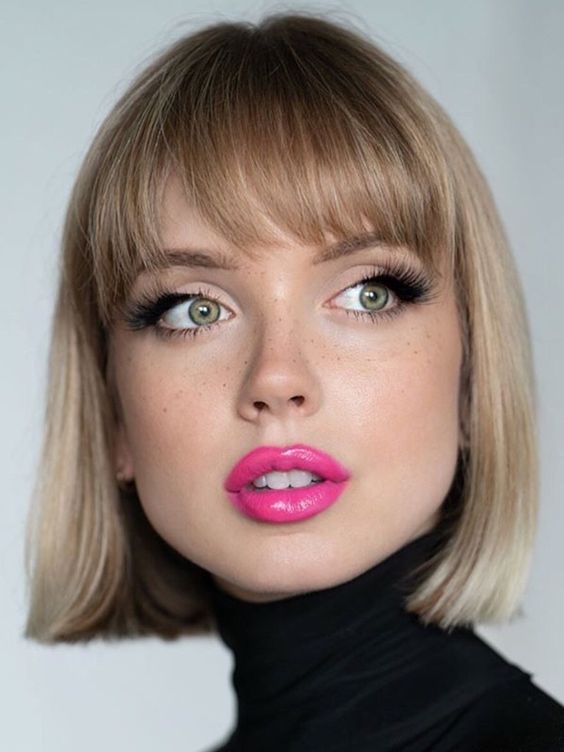 Pomysły na krótkie włosy z grzywką